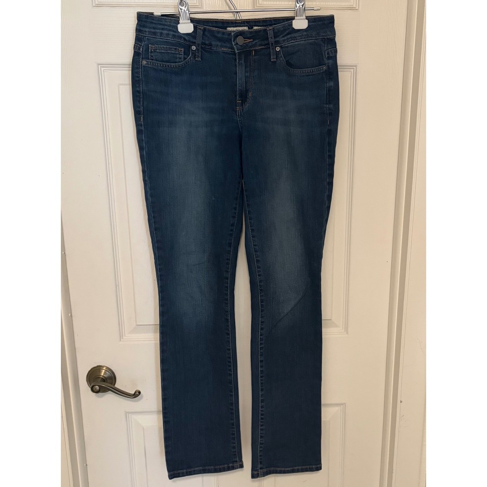 Calvin Klein Jeans Women's Size 6 Straight Leg Dark Wash Denim Jeans